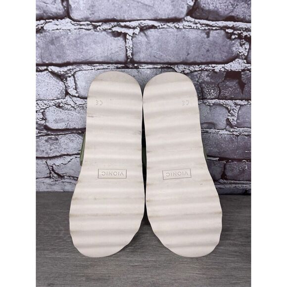 Vionic Brandie Mint Green Double Strap Slide Vegan Sandals Women’s Sz 8M US/39EU - Picture 7 of 16